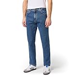 Wrangler Herren Texas Low Stretch Straight Jeans, Stonewash, 44W / 30L EU