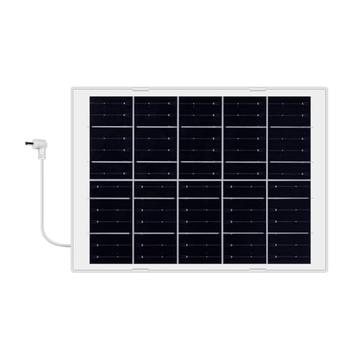 Kiudduy 8W Solarmodul mit Verlängerungskabel IP65 Wasserdicht für Ringkamera Überwachungskamera Outdoor