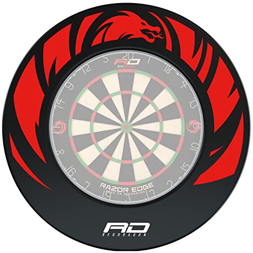 RED DRAGON Razor Edge Dartboard Surround Dragon Design