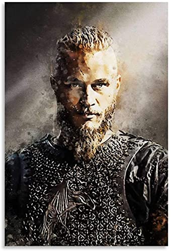 DIY Erwachsene Und Kinder Diamant Malerei Painting Kits Vollbohrer Ragnar Lothbrok Wikinger 5d Strass Bild Kristall Kunsthandwerk 15.7"x19.7"(40x50cm) Kein Rahmen