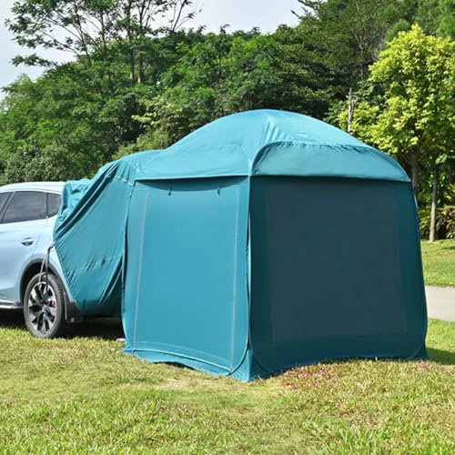 Automatische Pop Up SUV Heckklappe Zelt 3-4 Person Universal Auto Markise Hintere Zelte, Auto Kofferraum Familie Camping Zelte mit Aufbewahrungstasche, Sonnenschutz für Wohnwagen Mpv Hatchback Miniva