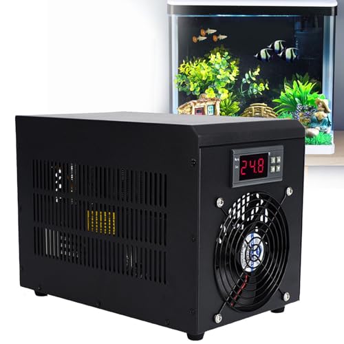 Aquarium-Kühler, Wasserkühler, 60 l/160 l/300 l, Aquarium-Pumpenset, Aquarium-Kühler, für Süß-/Salzwasserpflanzen/Aquarien,300L/79GAL