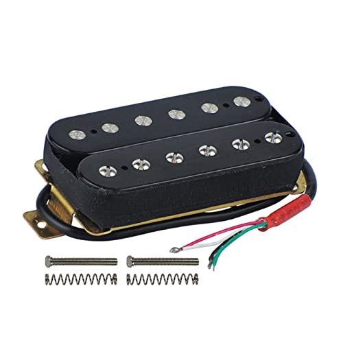 ZENGXUE E-Gitarren-Humbucker Alnico V Pickup schwarz Humbucker Tonabnehmer Set (Color : 1PCS 52MM)