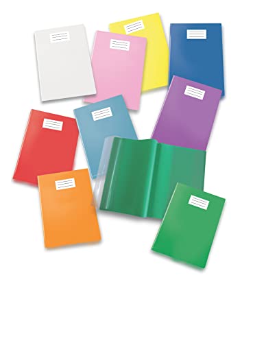 Packung mit 25 farbigen Notizbüchern, nicht transparent, f.to A4 - Weiß