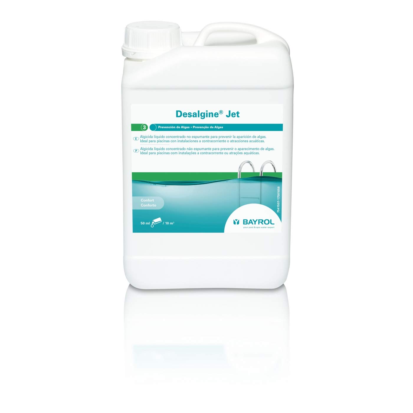 Bayrol Desalgin Jet 3 Liter Algenverhütung Algenschutz Poolpflege 1141502