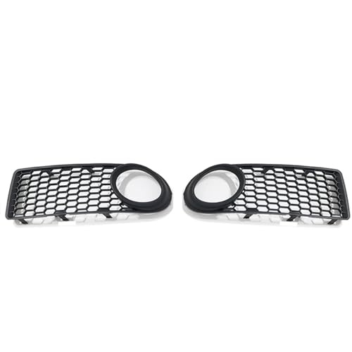 Frontgrills Für VW Für Käfer/Cabrio 2006-2011 Honeycomb Mesh Grille Frontstoßstange Nebelscheinwerfer Abdeckrahmen 1C0807683C 1C0807684C Front Bumper Grille(1 Left and 1 Right)