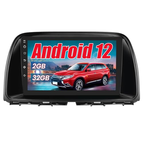 AWESAFE Android Autoradio für Mazda CX-5 2013-2016 Android 12 Radio mit Navigation Carplay Android Auto unterstützt Bluetooth FM Radio DAB+ WiFi USB