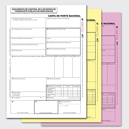 Paperafero – Packung mit Schulheft für Nationalport, Übereinstimmung mit der aktuellen Verkehrsgesetzgebung (10)