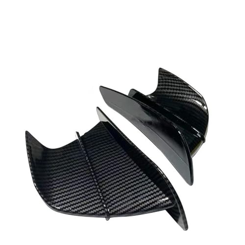 Motorrad-Frontspoiler-Winglet Für B&MW S1000RR M1000RR HP4 HP2 R1200RS R1250RS K1300S R1100S Verkleidung Seite Winglet Aerodynamische Flügel Deflektor Spoiler (Color : 0)