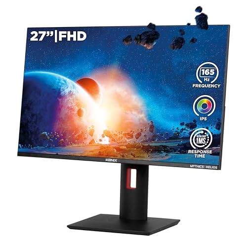 Konix Mythics 27" Helios Gaming-Monitor PC, PS4, PS5, Switch und Xbox - Full HD-Auflösung (1.920 x 1.080 px) - Frequenz 165 Hz - 1 ms - IPS-Panel