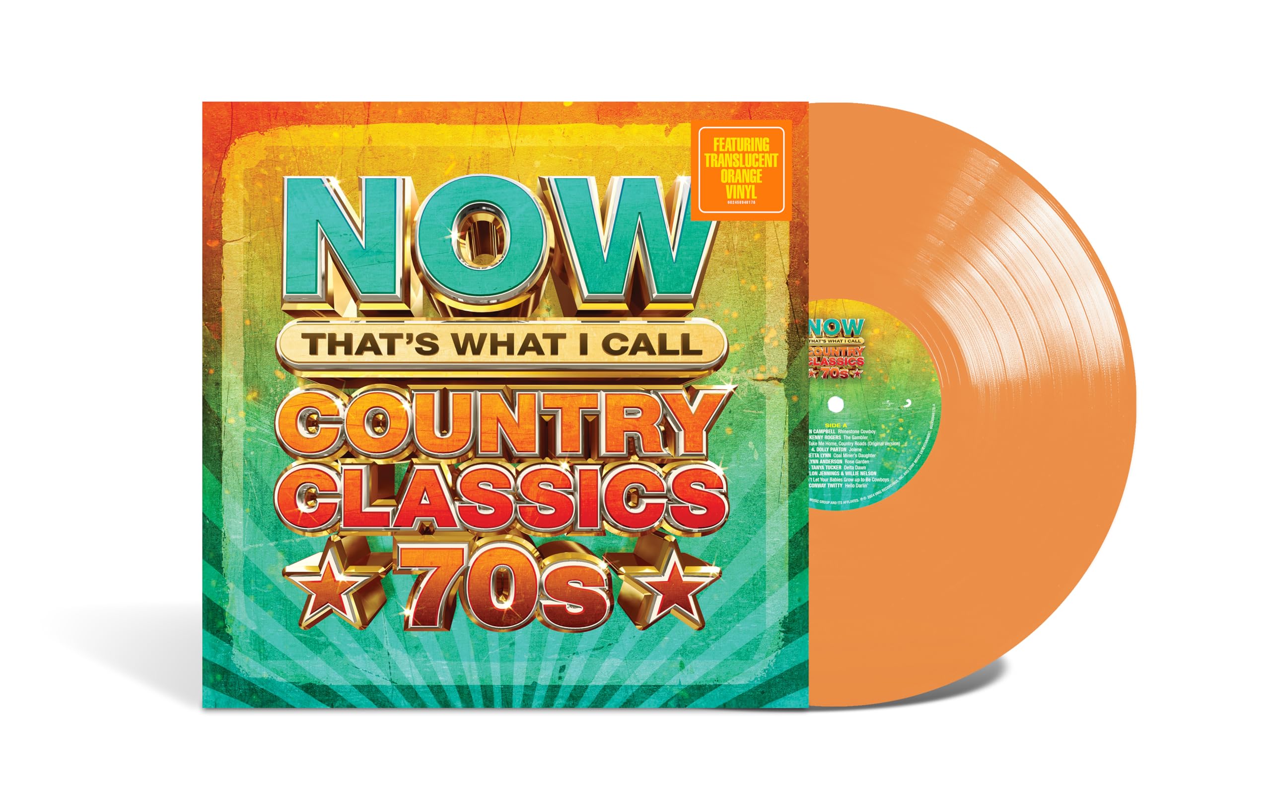 NOW Country Classics '70s[Translucent Orange LP] [Vinyl LP]