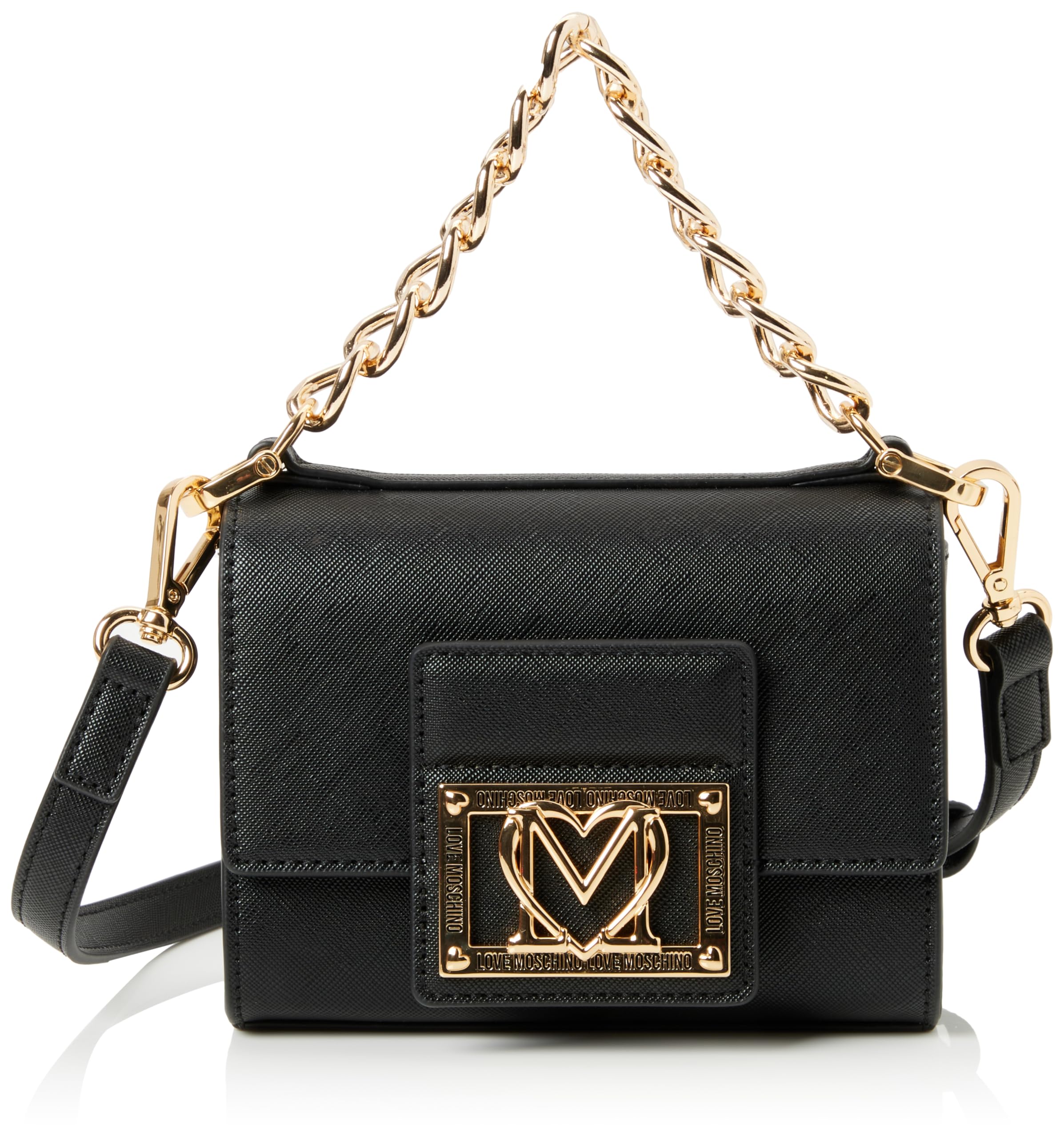 Love Moschino Damen MINIBAG, Schwarz MINIBAG, Schwarz