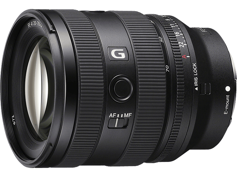 SONY SEL2070G 20 mm - 70 f./4-22 Circulare Blende, G-Lens (Objektiv für Sony E-Mount, Schwarz)