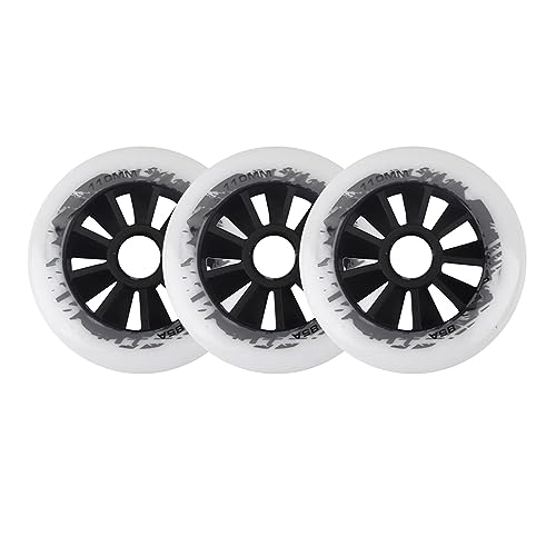 BFVAKBKYT Rollschuh-Räder, Ersatz-Skate-Rollen, Inline-Skate-Rollen 85A, 90MM100MM110MM(White,90mm)