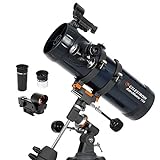 Celestron 31042 AstroMaster 114EQ Newtonsches Spiegelteleskop, Dunkelblau