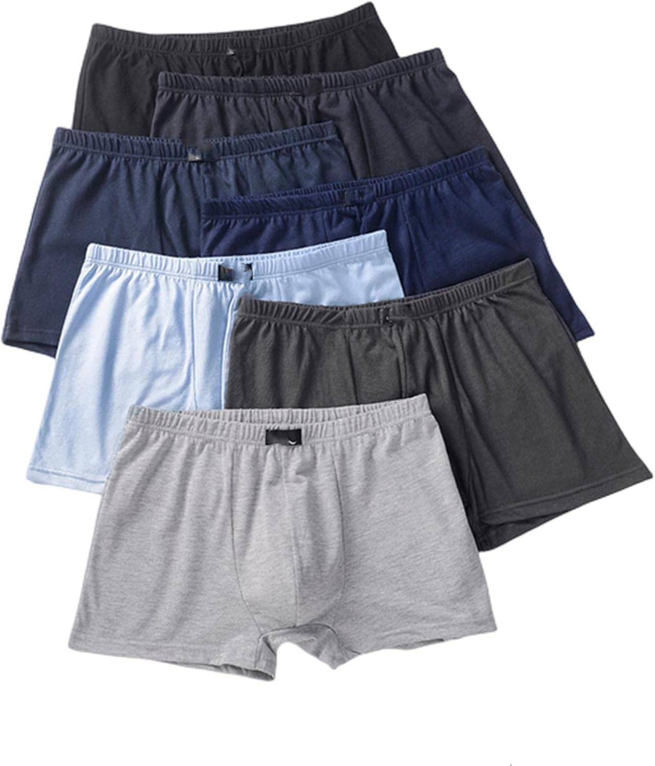 Unterwäsche für Herren, 6 Stück/Lot, 6XL, 5XL, 4XL, Übergröße, Baumwolle, Herren-Boxershorts, Boxershorts A, 3XL