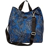 Easy Shopper Bag Philodendron Black