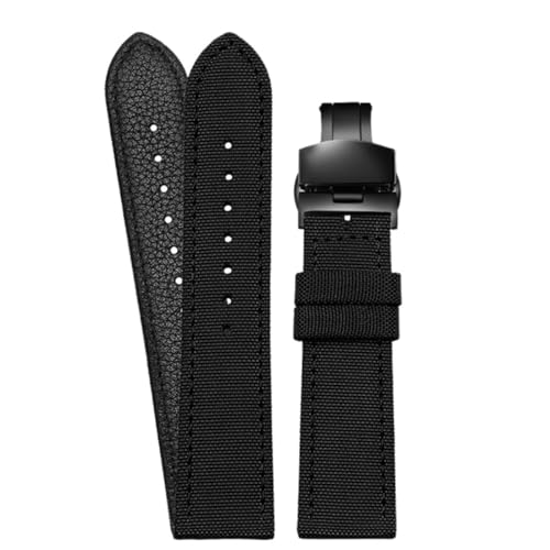 SpaRcz Armband Nylon Canvas Universalarmband Herren Damen 18-24mm, Farbe 1, 20mm