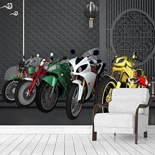 Motorrad-Thema Auto-Show-Rennen 3D Tapeten Wanddekoration Fototapete Sofas Wohnzimmer Wandbild Schlafzimmer-430cm×300cm