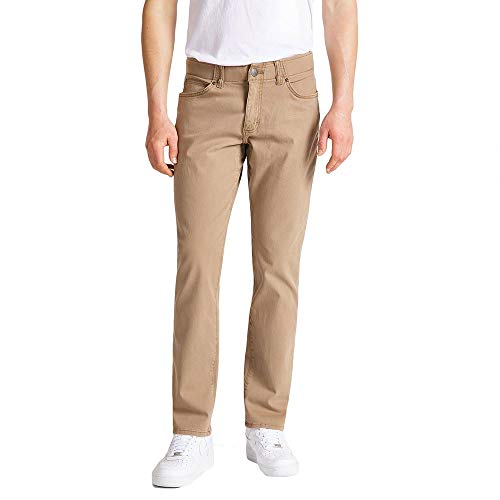 Lee Herren Extreme Motion Straight Jeans, Beige (Cougar 77), 38W / 34L