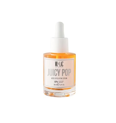 Mulac Cosmetics JUICY POP Acid Exfoliating Serum SIERO Exfoliator mit Vegan Säuren 30 ml