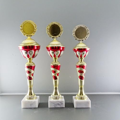 JSSC Neugart GmbH Pokalserie, 3-er Serie, Pokale mit Wunschgravur für Fussball, Tennis, Poker, Skat, Dart, Basketball (2)
