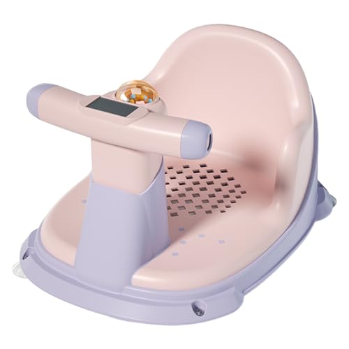 Sit-up-Badewannensitz, Badesitz Für 6–18 Monate, Sit-up-Badesitz, 5 Cm Hoher Ergonomischer Badewannenstützsitz, Rutschfester Baby-Badesitz, Badewannenstuhl-Ballspielzeug Für Zuhause, Erhöhter Badewann