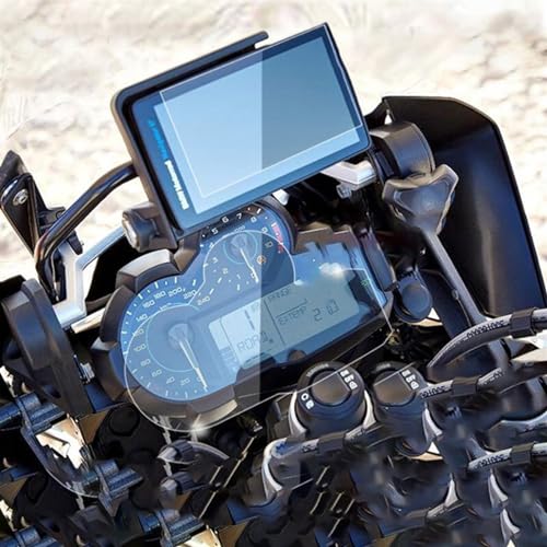 VLZUNO Motorrad Cluster Kratzschutzfolie Cluster Displayschutzfolie for R1200GS LC Adventure ADV R1200/R 1200 GS Armaturenbrett-Displayschutz(2pcs)