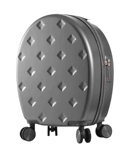 Habrur Rollkoffer Koffer Trolley Leichter, Kompressionsbeständiger Gepäck-Rollkabinenkoffer Für Flugzeugreisen Koffer Gepäck Reisekoffer (Color : A, Size : 18 inch)