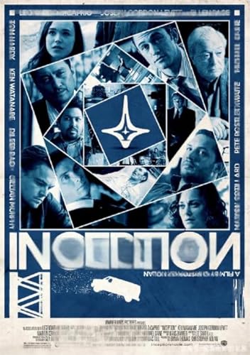 HfmQuisutron Jigsaw Puzzle 1000 Teile Klassischer Film Inceptions Poster Buntes Geschicklichkeitsspiel Für Die Ganze Familie Erwachsene Xy338Tk