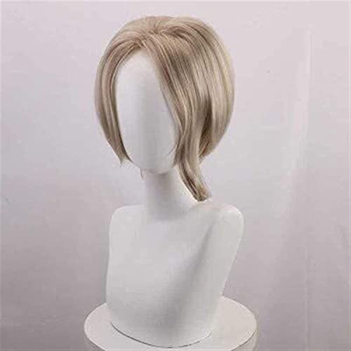 LINLINCD-Anime Coser Wig Anime Cosplay WIGANRONPA V3 Tojo KIRMI Grey Haarschmuck Haarschmuck Karneval Weihnachten Party Daily Life Männer und Frauen Mode Wig+Perücke Cap