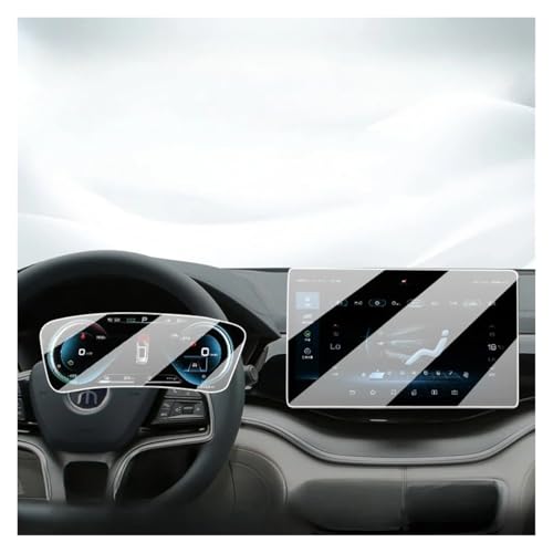 Für BYD Für SONG Für PLUS Für DMi EV 2024 2023 Autoinnenausstattung Navigationsbildschirm Schutzfolie Aus Gehärtetem Glas Kratzschutzfolie Navigation Schutzfolie Navigations-Displayschutz(D ulterior H