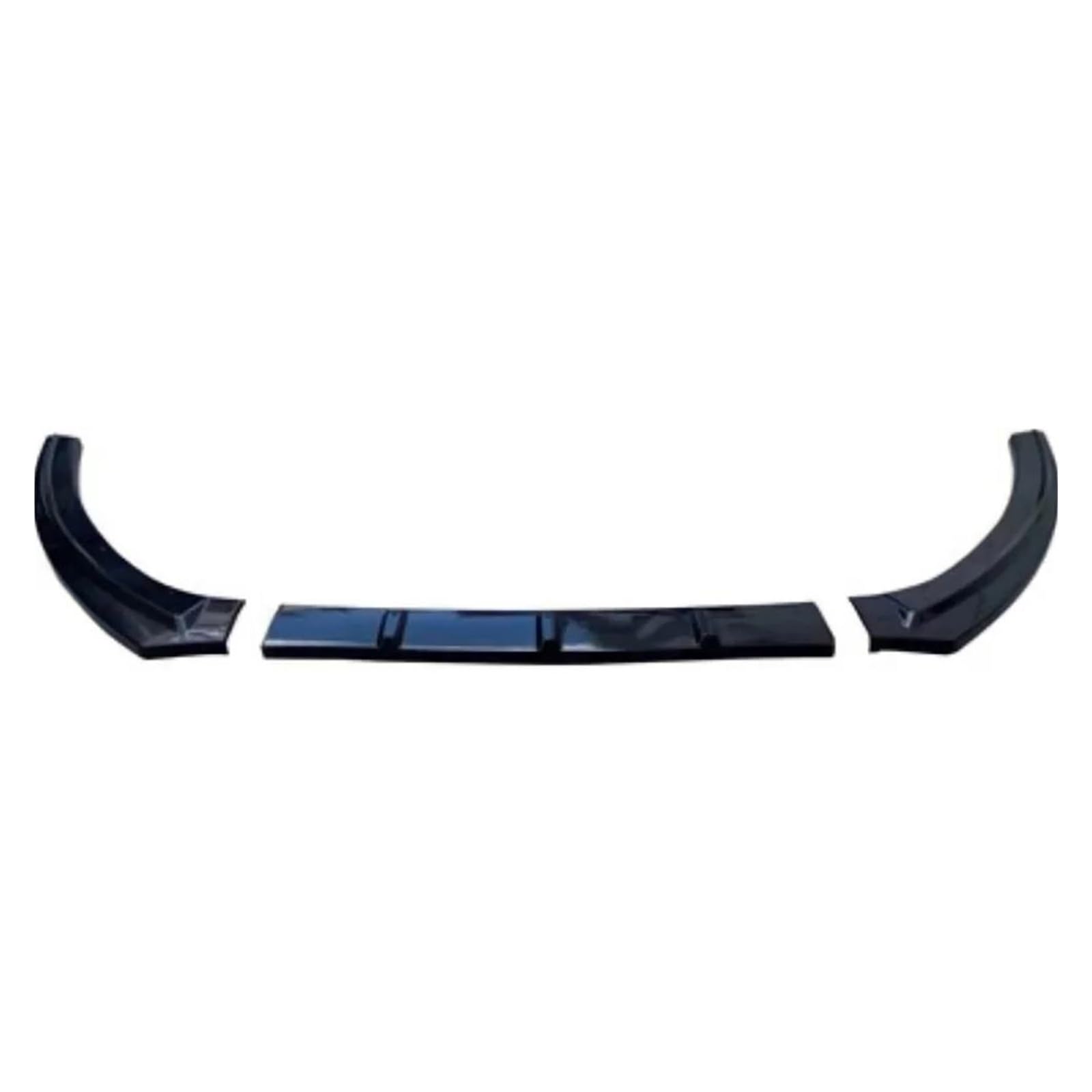 Frontspoiler Lippe Für Citroen Für C4 2011-2018 Body Kit Autozubehör Spoiler Splitter Diffusor Klappe Stoßstange Außenteile 3 Stück Frontstoßstangenlippe Frontstoßstange Spoiler(Schwarz)