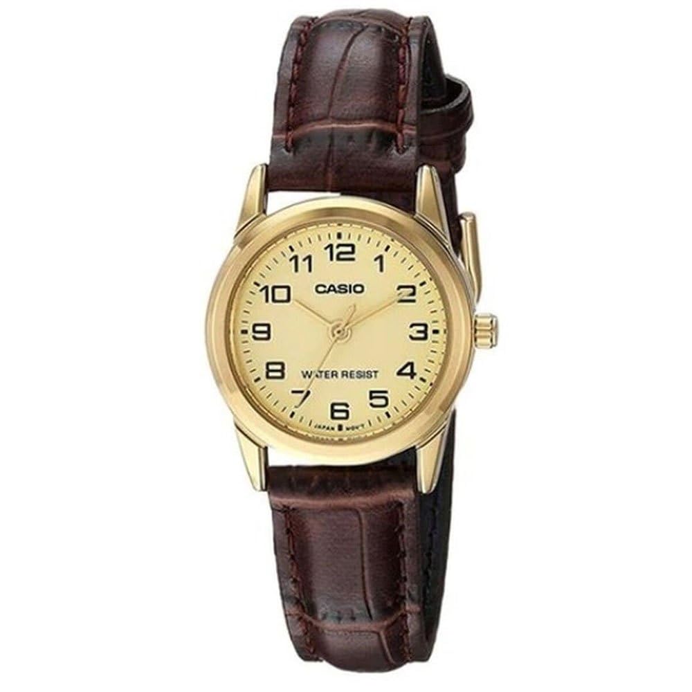 Casio Uhr mit japanischem Quarzuhrwerk Woman Ltp-V001Gl-9B 31 mm