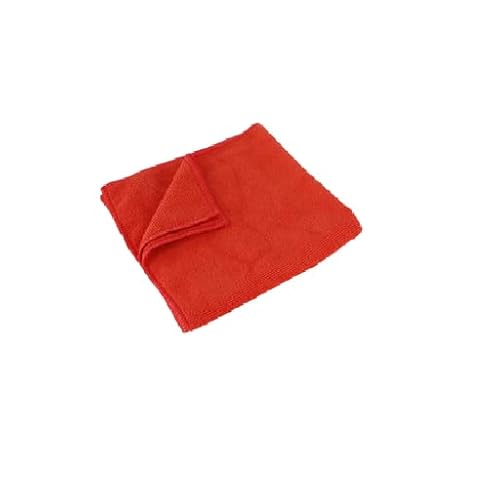 FÖRCH COMBI MICROFASTERTUCH TUCH MICROFASER LAPPEN PUTZEN POLIEREN 40x40cm rot (10)