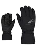 Ziener Herren Gordan Ski-Handschuhe/Wintersport | wasserdicht atmungsaktiv, black/graphite, 8