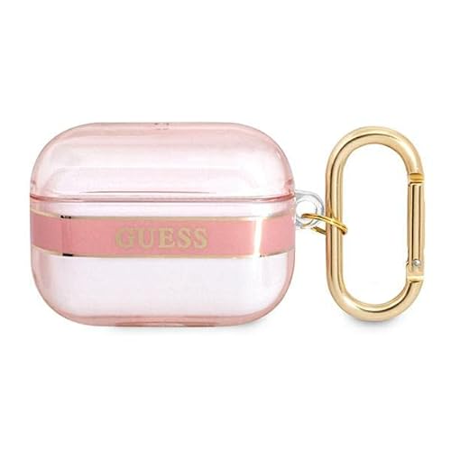 Guess GUAPHHTSP Hülle für AirPods Pro Cover rosa/pink Strap Collec