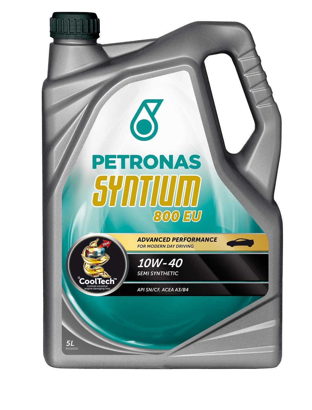 Petronas SYNTIUM 1000 10W40 Synthetisches Motorenöl, 5-Liter-Flasche