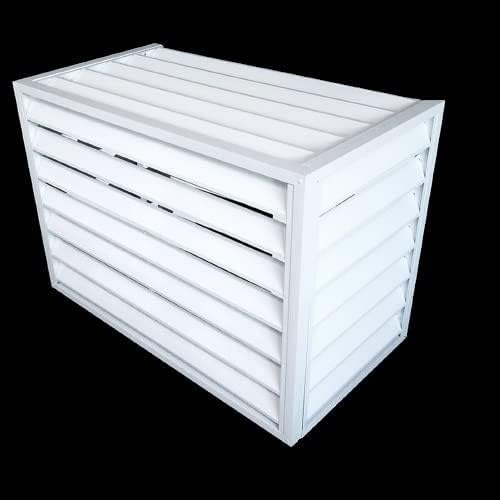 Abdeckung klimaanlage außengerät klima splitgerät Abdeckung der Außenklimaanlage outdoor sonnenschutz abdeckung Umfassender Outdoor-Winterschutz Geeignet für Outdoor und Garten (Color : White lo