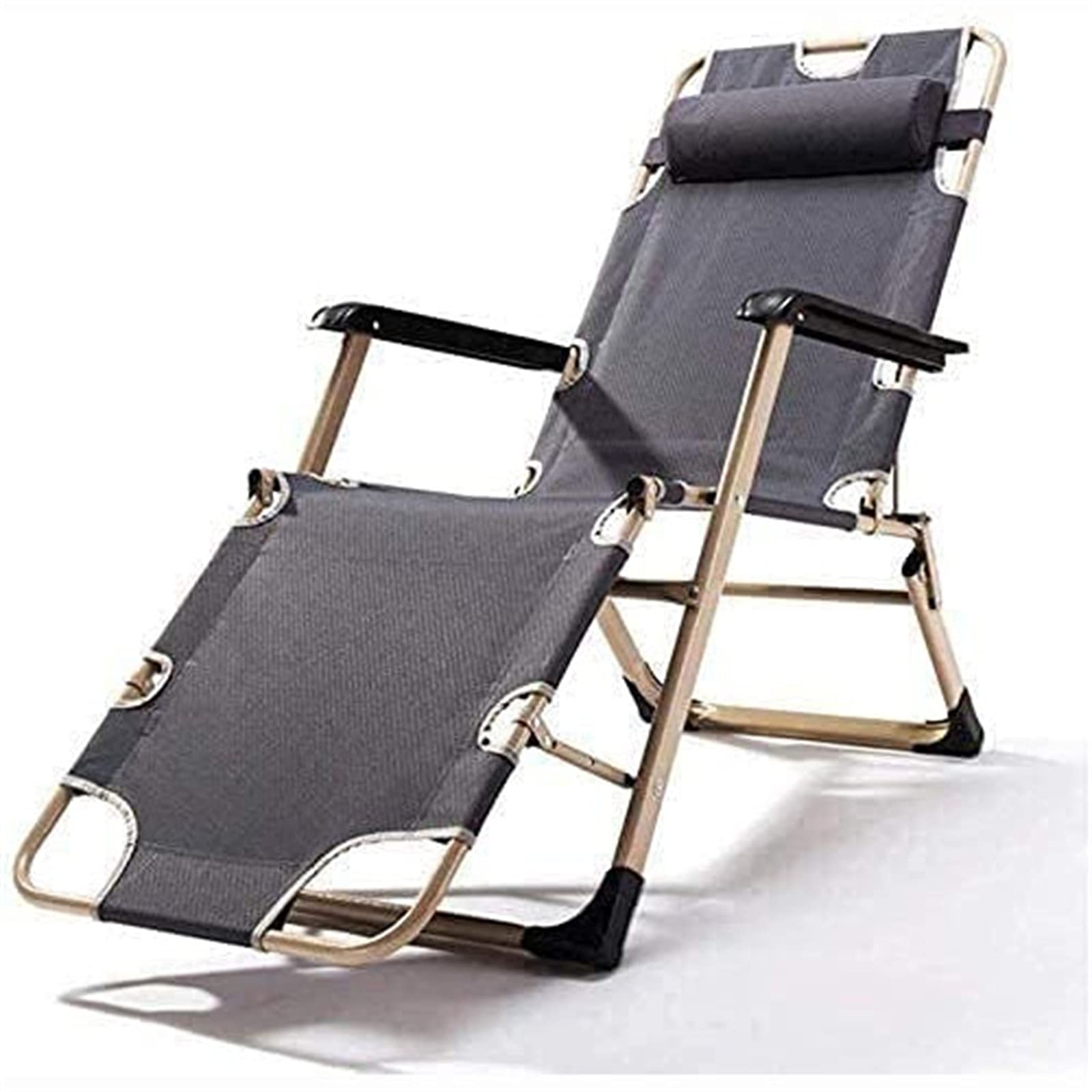 YTGDBDG Klappbarer Liegestuhl, multifunktionaler Liegestuhl, tragbarer Loungesessel mit Armlehne für drinnen und draußen, Nickerchen, Lazy Chair, Reisen, Strand, Camping, Garten,