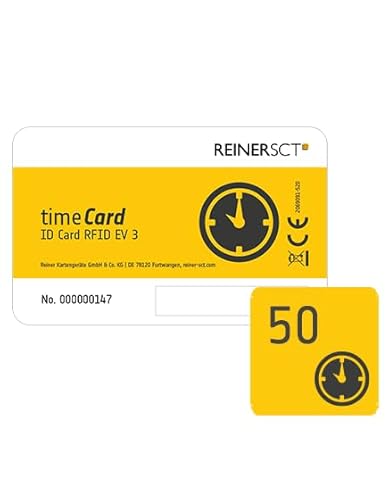 ReinerSCT timeCard Premium Chipkarte 50 DES (2749600-563)