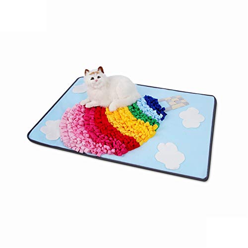 Rysmliuhan Shop Hundespielzeug Große Hunde Intelligenz Schnüffelteppich für Hunde Fütterungsmatten Für Hunde Welpentraining Snuffle Mat Hund Puzzle Mat