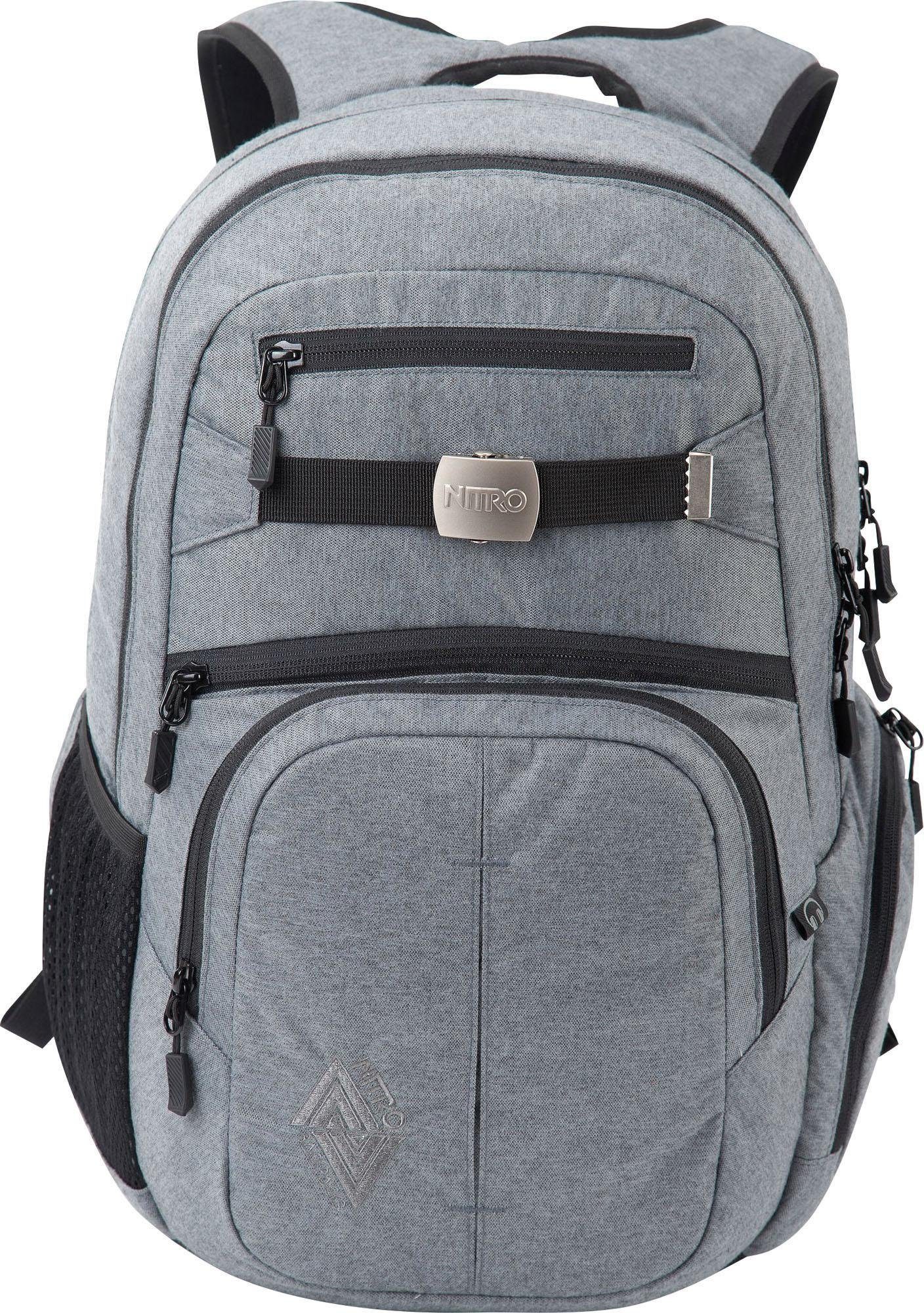 NITRO Schulrucksack "Hero", Alltagsrucksack, Großer Freizeitrucksack, Schule, Arbeit und Reise