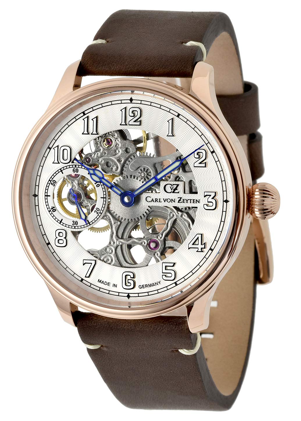 Carl von Zeyten Herren Uhr Armbanduhr Automatik LAHR Rosé CVZ0021RWH