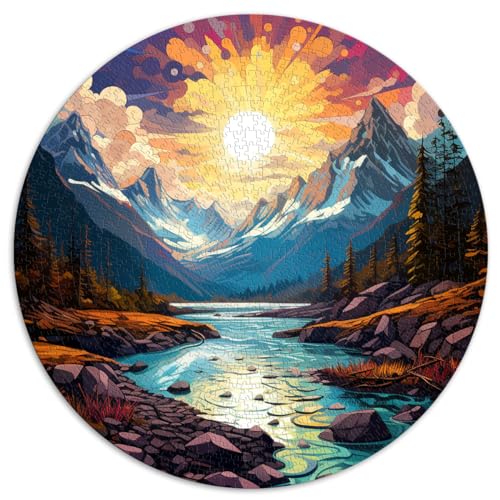 Puzzlespiel Morskie Oko bunt für Erwachsene 1000 Teile Puzzle 67,5x67,5cm Denksport-Puzzles ganze Familie