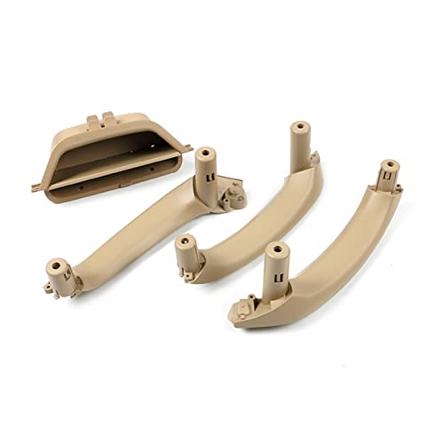 DOFABI LHD/RHD 4 Teile/Satz Autotürgriff Panel Pull Trim Abdeckung Innengriff, for, for X3 F25 X4 F26 2011 2012 2013 2014 2015 2016 2017 Türgriff(Beige Set)