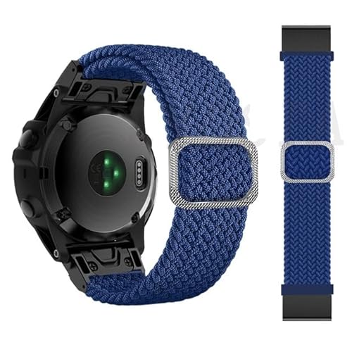 OPKDE Sport-Nylon-Armband für Garmin Fenix 6X 6 Pro 5X 5 7X 7 3HR Forerunner 935 Smart Watch, Schnellverschluss-Armband 26 mm 22 mm, 26mm Width, Achat