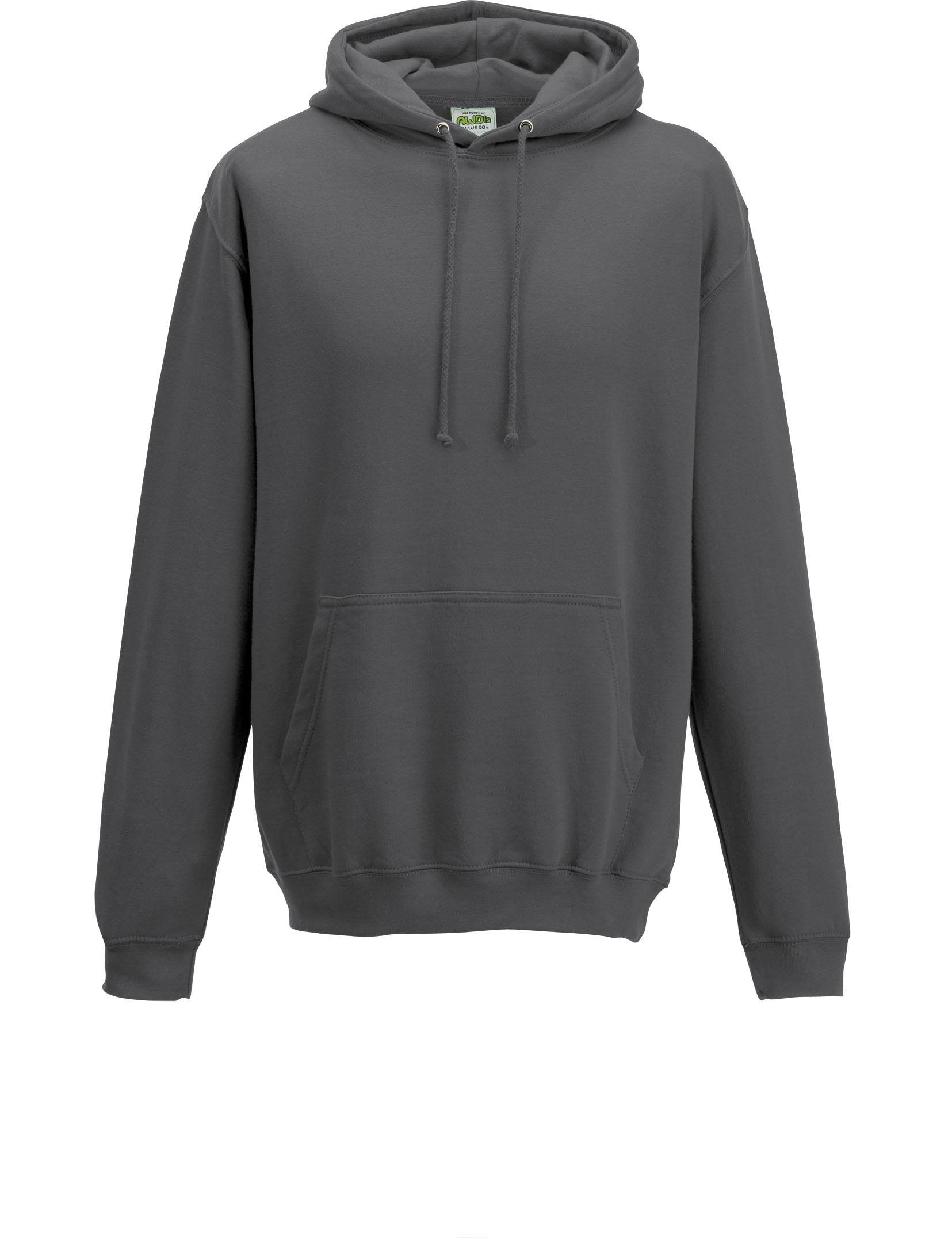 Just Hoods College Hoodie, Storm Grey, M