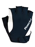 Roeckl Sports Fahrradhandschuh Basel, Performance Unisex Fingerhandschuh, Schwarz/Weiß 10.0