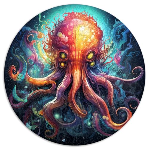 Puzzles für Oktopus-Puzzles, 1000 Teile, 26,5 x 26,5 Zoll, Puzzles für Spielzeug, Puzzles, Lernspiele, Stressabbau-Puzzles